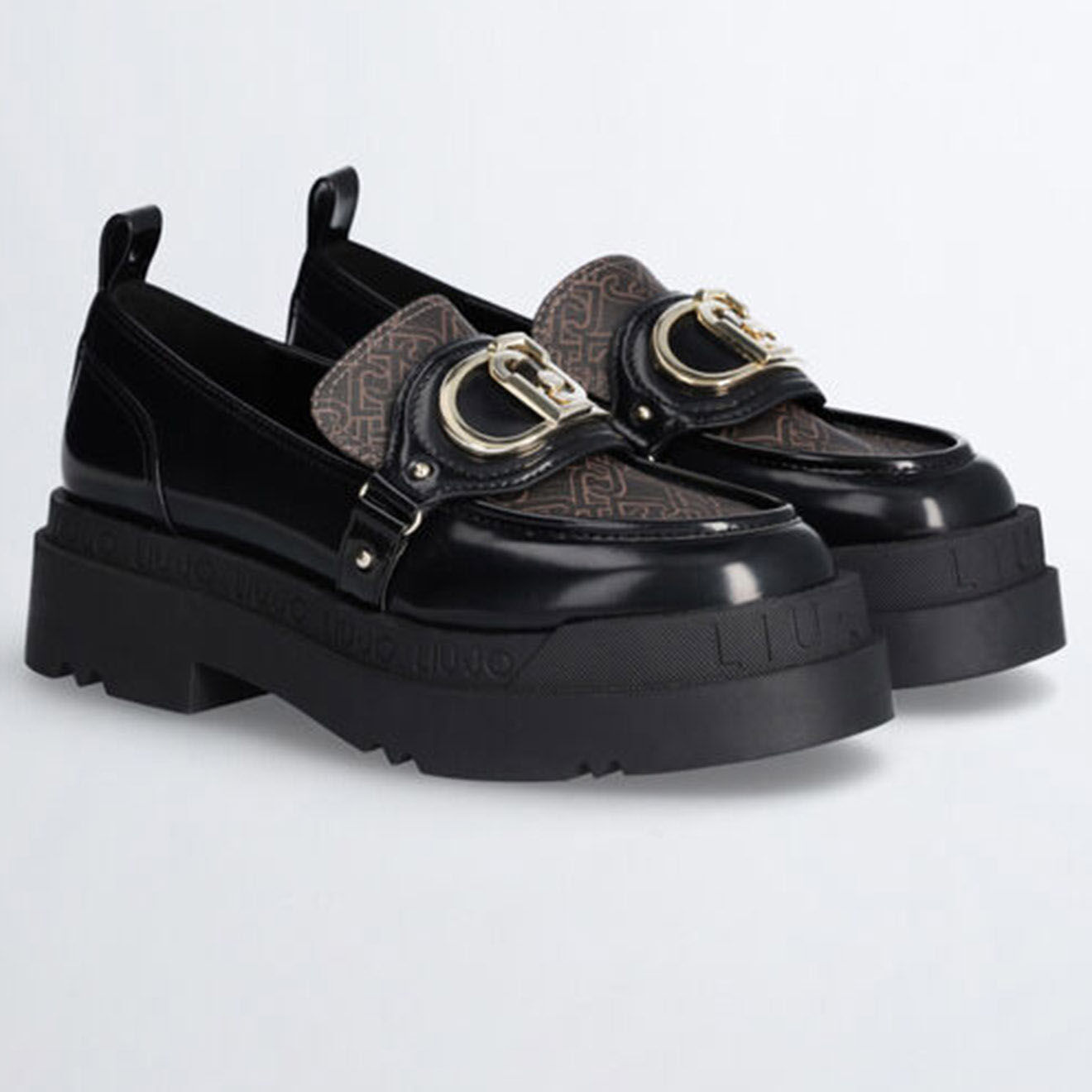 Liu-Jo Mocassins Love marron/noir