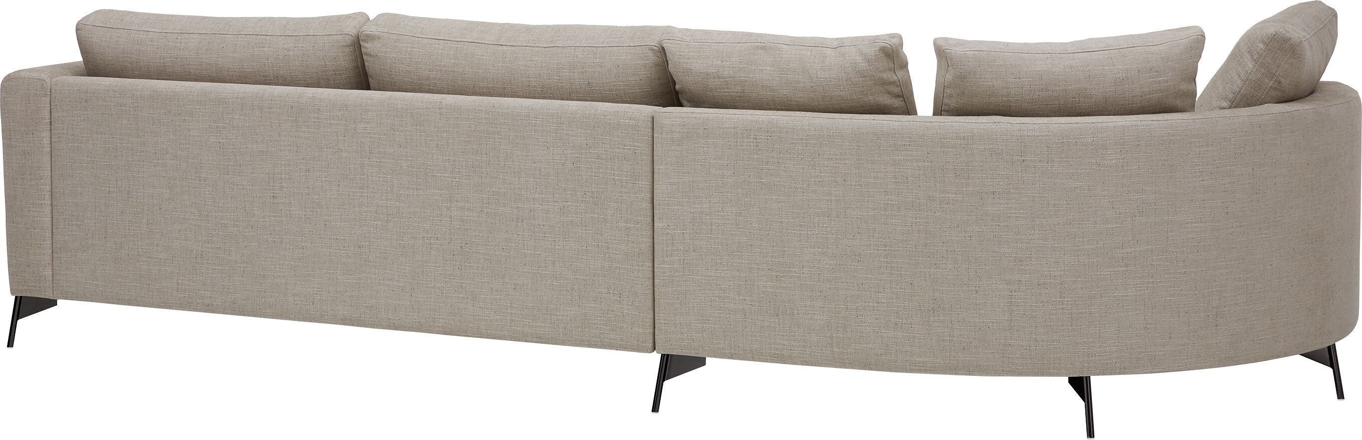 DIENER B St Brescia Ecksofa.l, beige - Beige / B: 309.0 cm x T: 148.0 cm x H: 81.0 cm