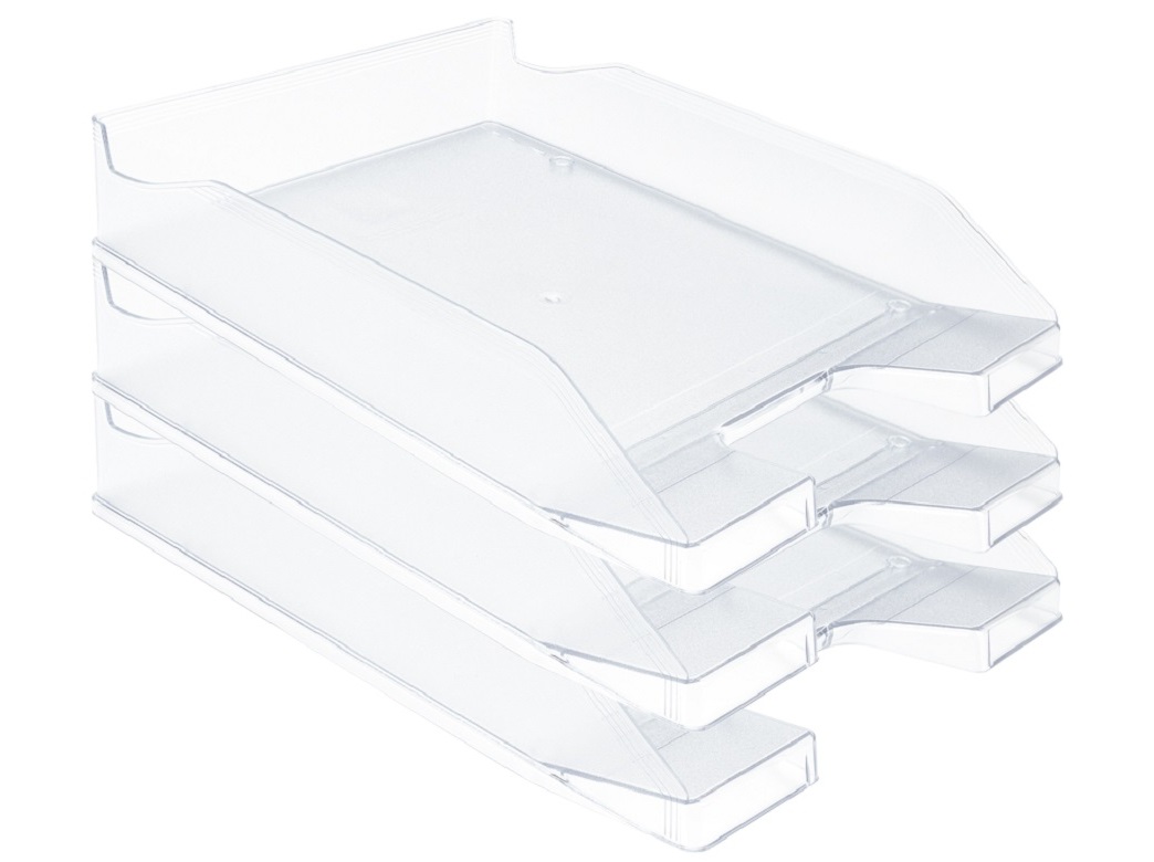 TABULEIRO PORTA DOCUMENTOS Q-CONNECT TRANSPARENTE 240X70X340MM