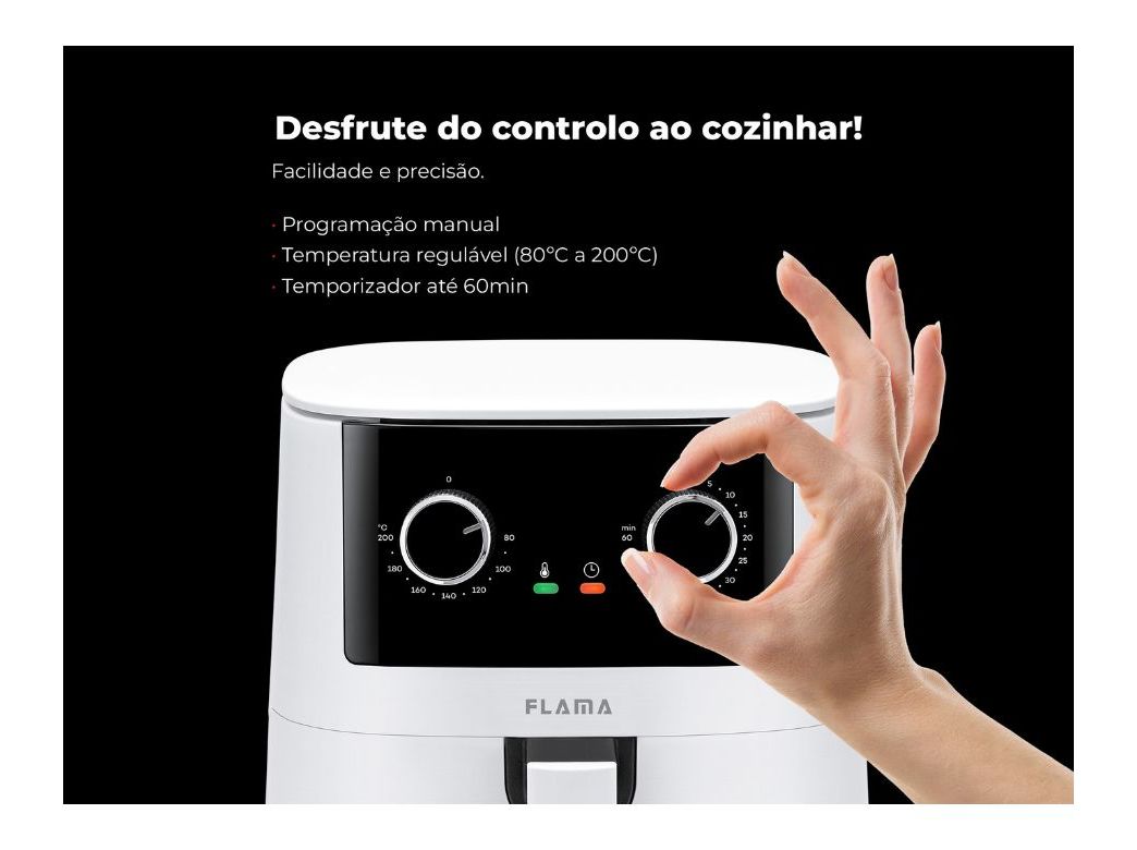 FRITADEIRA AIRFRYER FLAMA 645FL 4.2L BRANCO