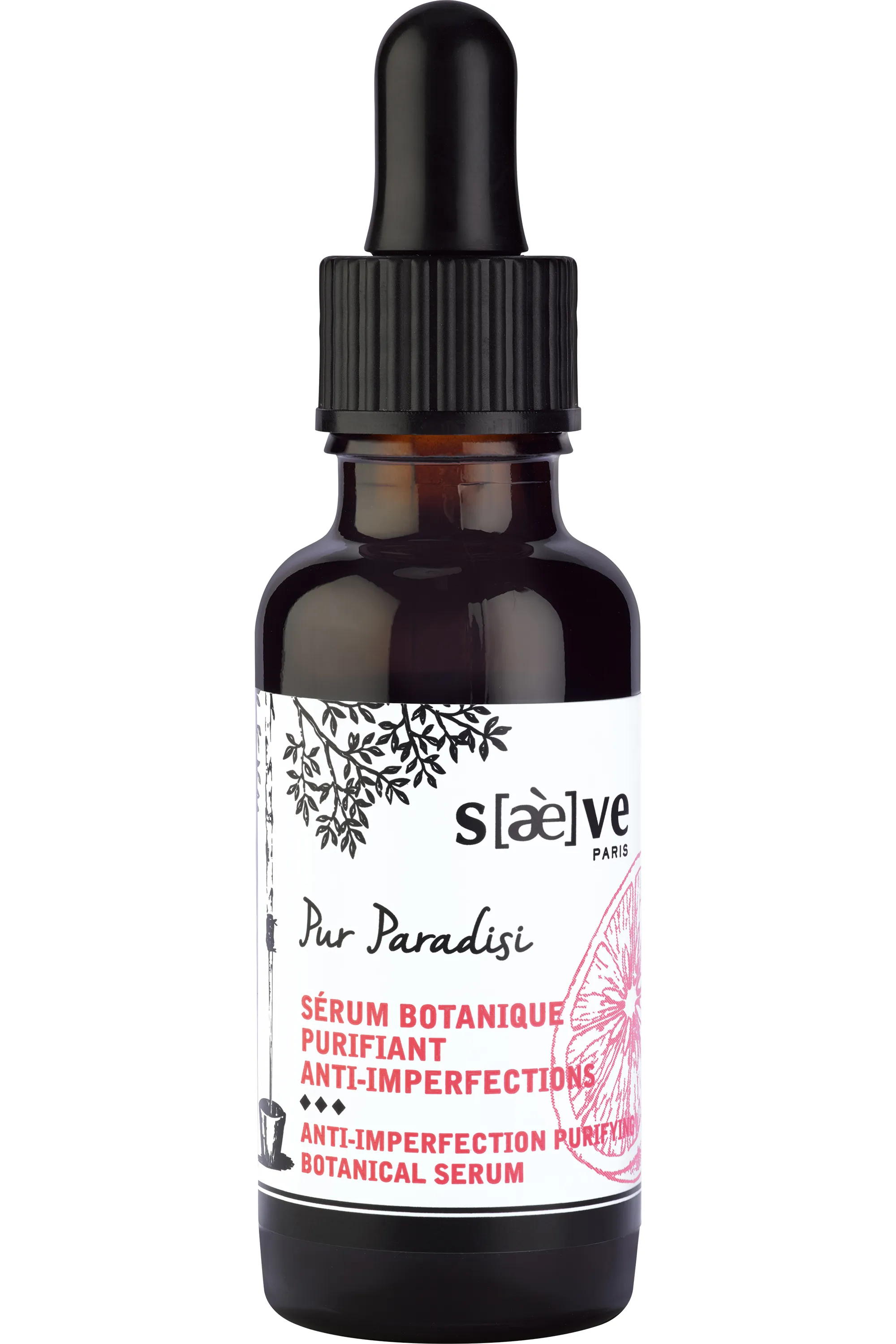 Saeve Sérum anti-imperfections botanique purifiant Pur Paradisi-30 ml