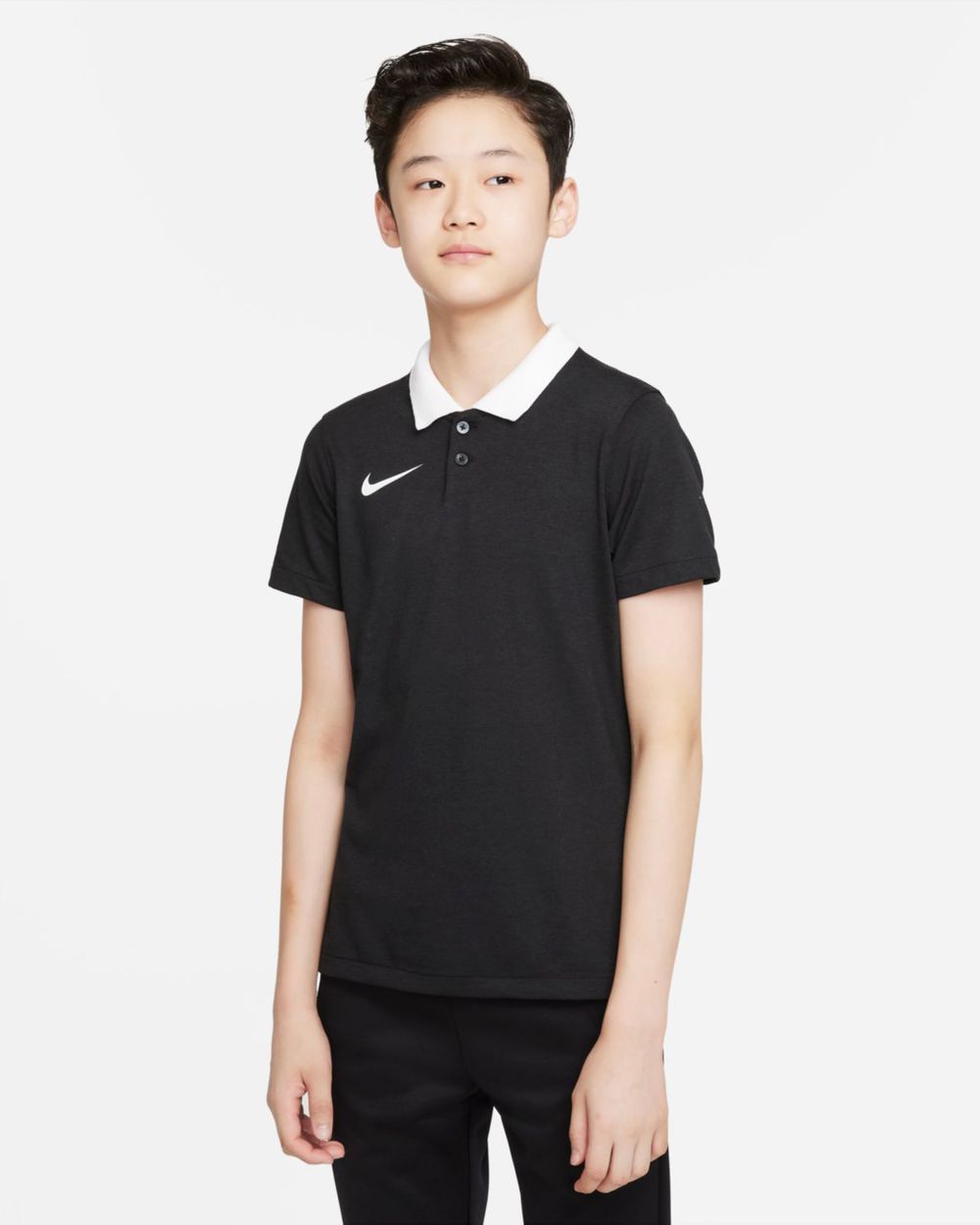Polo Nike Team Club 20 Noir pour enfant