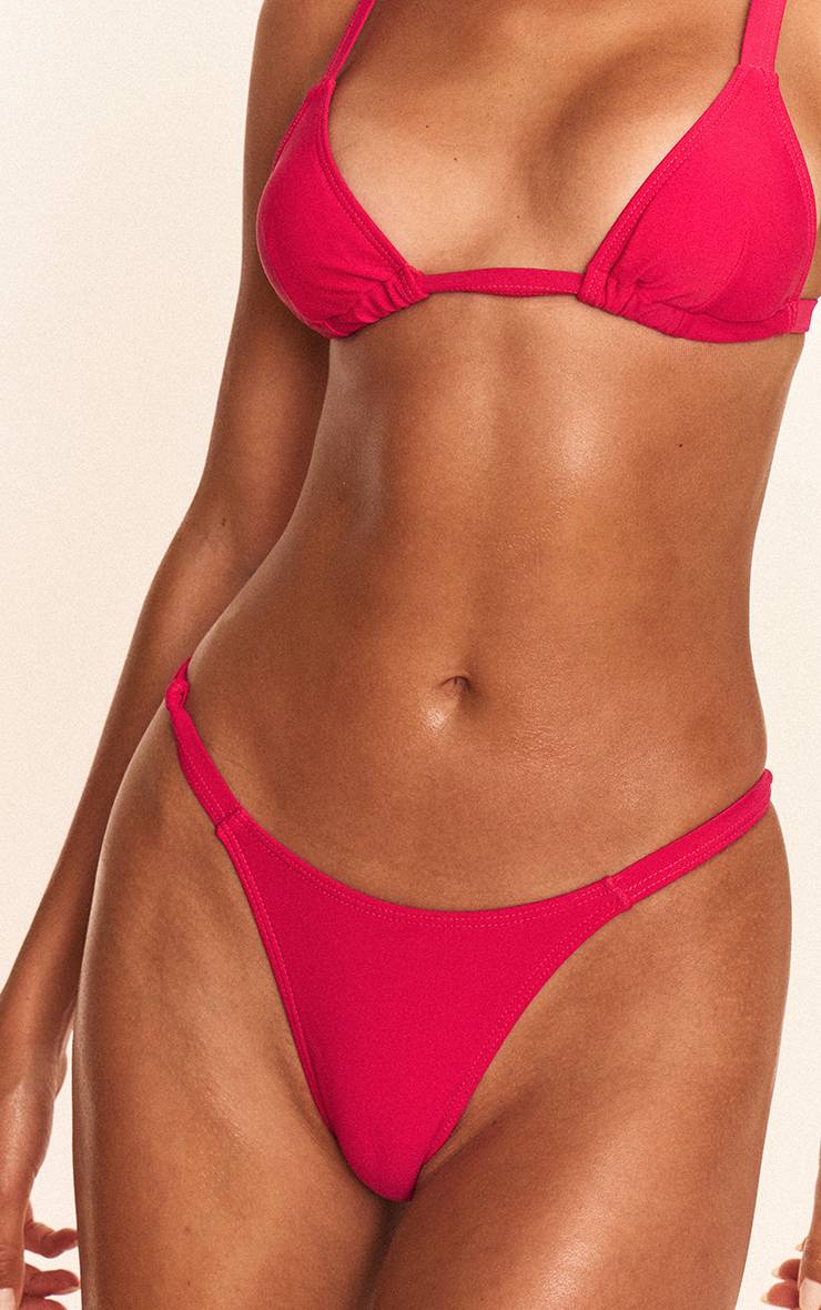 Fuchsia Bas De Bikini Micro Tanga