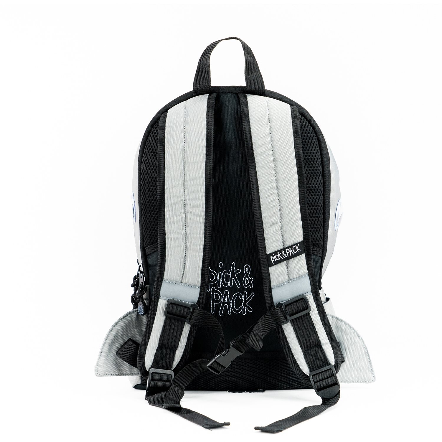 Pick & Pack Shark Shape Backpack M grey