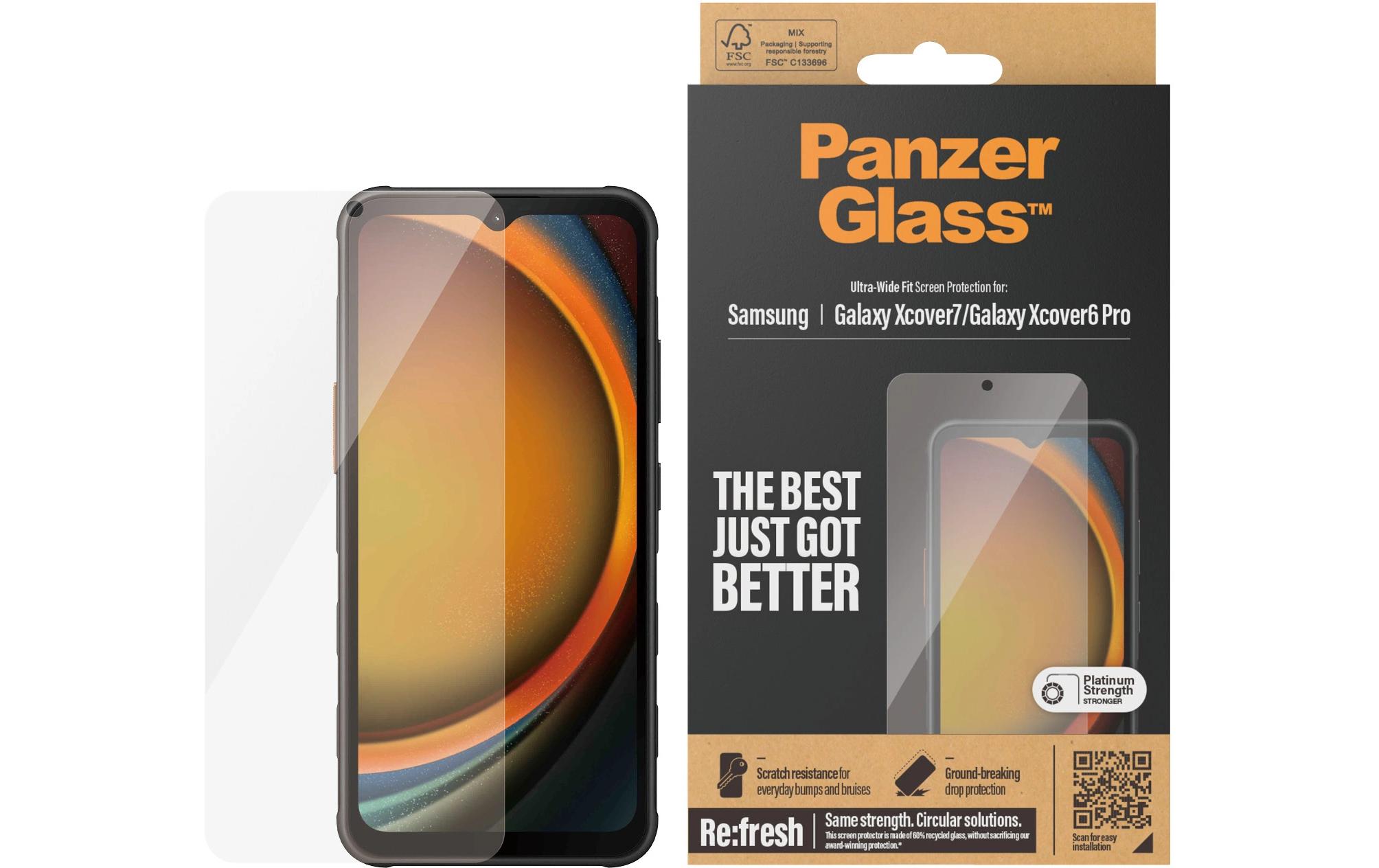 Displayschutz Ultra Wide Fit Galaxy Xcover6 Pro & Xcover7Display-Schutzfolie für das Samsung Galaxy Xcover 6 Pro/Galaxy Xcover 7