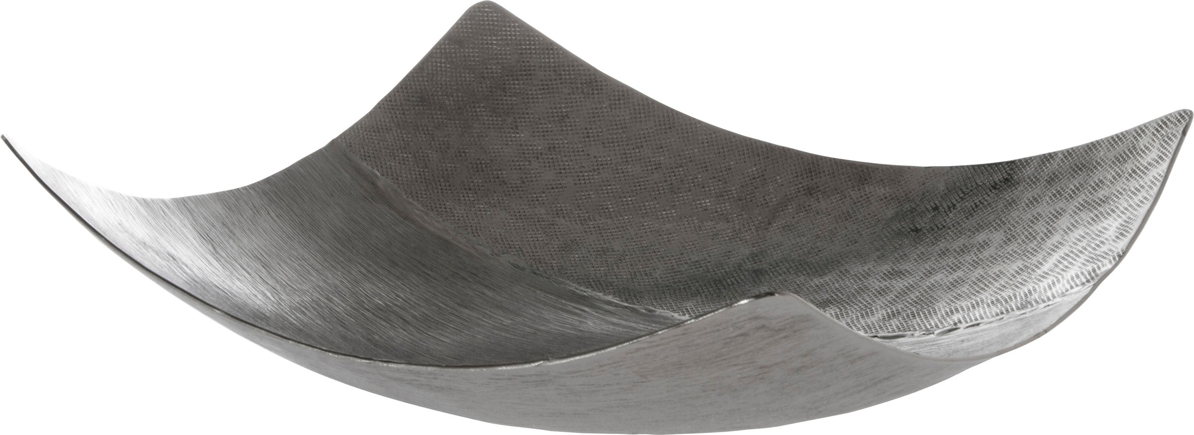 Myflair Möbel & Accessoires Dekoschale Schale, silber, aus Metall, eckig, modernes Design, Wohnzimmer