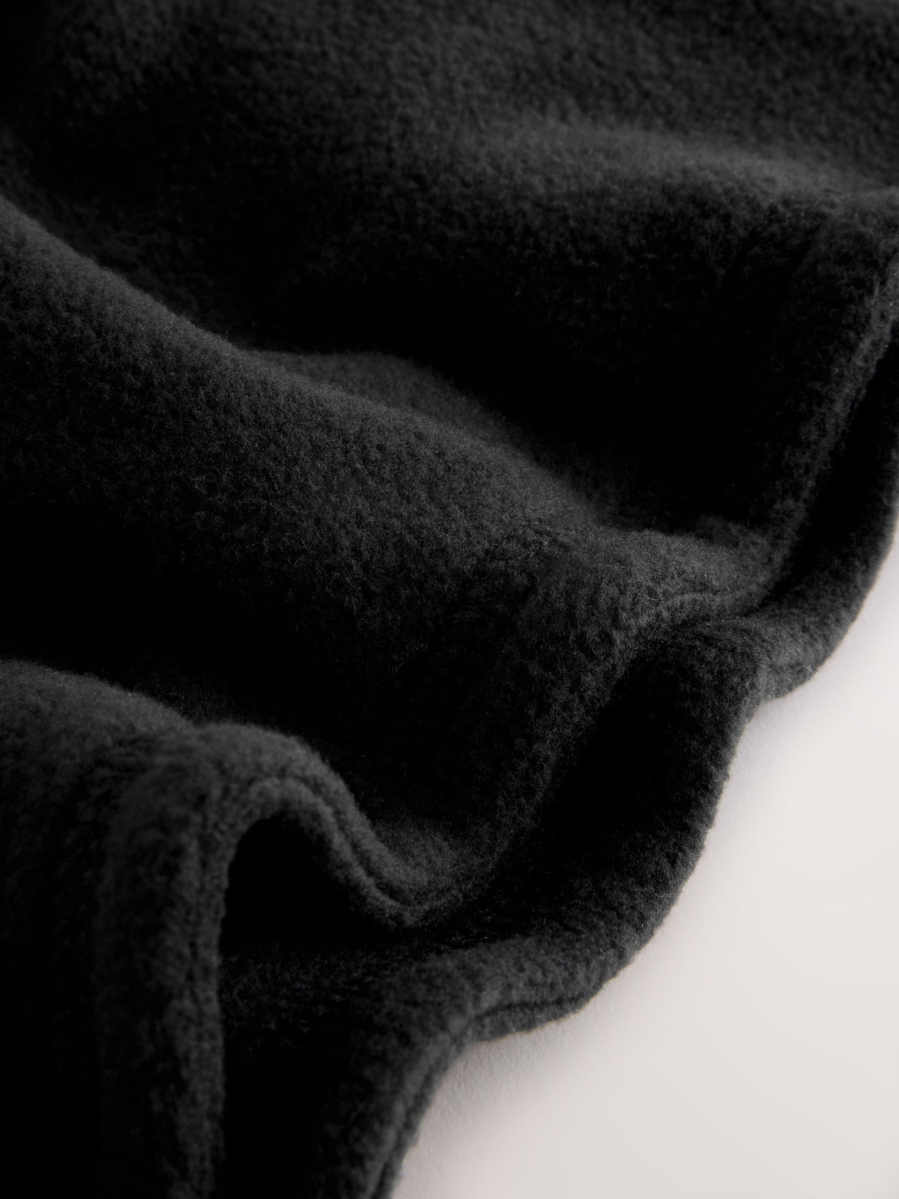 Zwart - Fleece colsjaal (3-16jr)