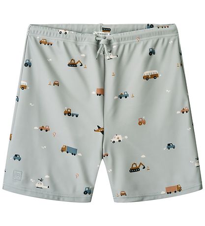 Liewood Badehose - UV40+ - Otto - Fahrzeuge/Dove Blue