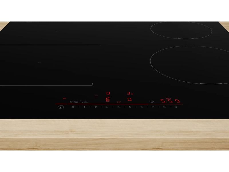 Bosch Induktionskochfeld PVS601HB1E Das flächenbündige Induktionskochfeld für nahtlose Integration in die Küche