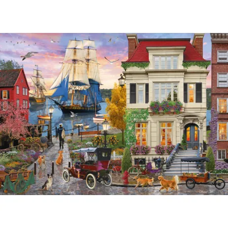Schmidt Spiele Puzzle - Schiff im Hafen, 1000 Teile