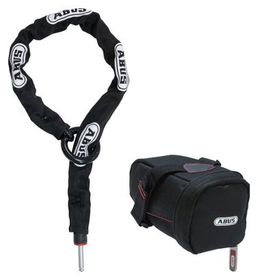 Antivol Chaîne Abus ACH 2.0 8KS/85 Noir   Sacoche de Selle ST5950