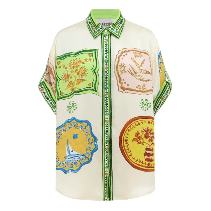 Alémais Chemise Porcelain Soie | Ecru