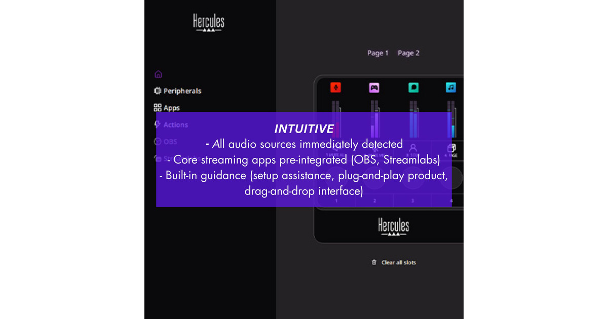 HerculesStream 100 mengpaneel