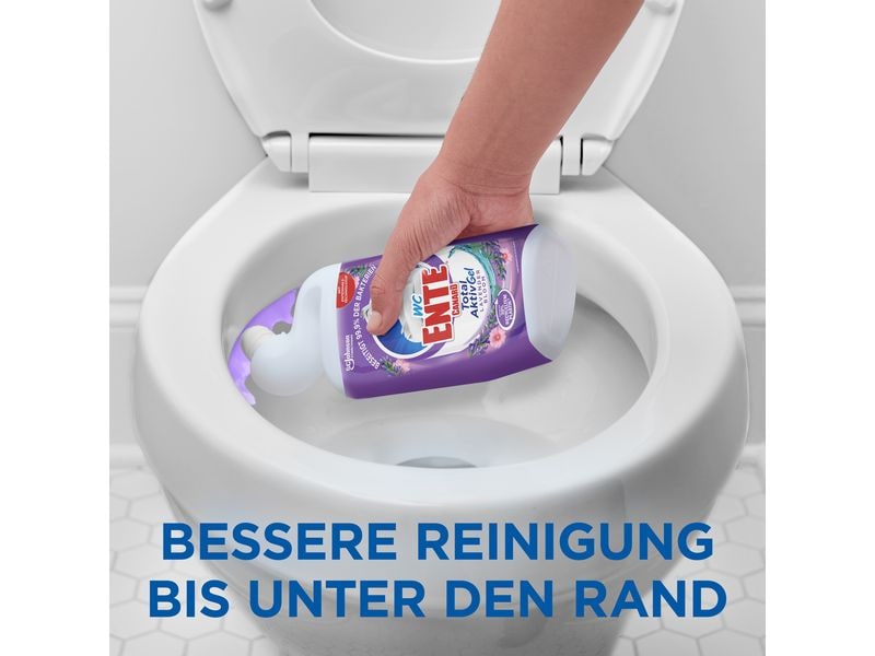 WC-Ente WC-Reiniger Total Aktiv Gel Lavender Bloom 3 x 750 Flüssiger Toilettenreiniger