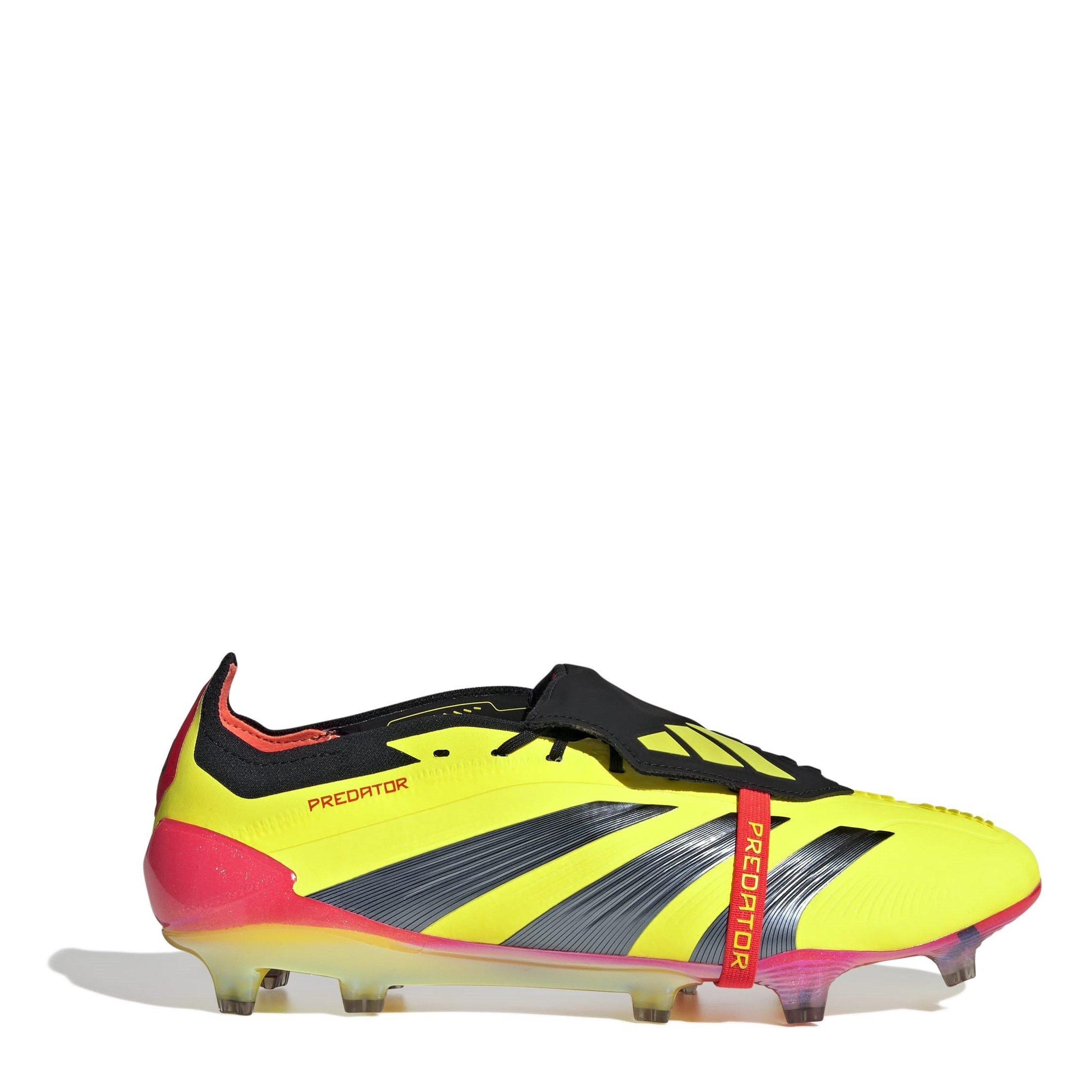adidas Predator Fold over Tongue Elite Juniors Firm Ground Football Boots