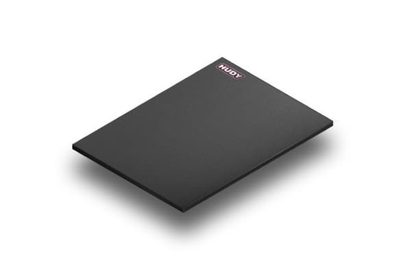 HUDY Flat Set-Up Board 1/10 and 1/12 - Dark Grey