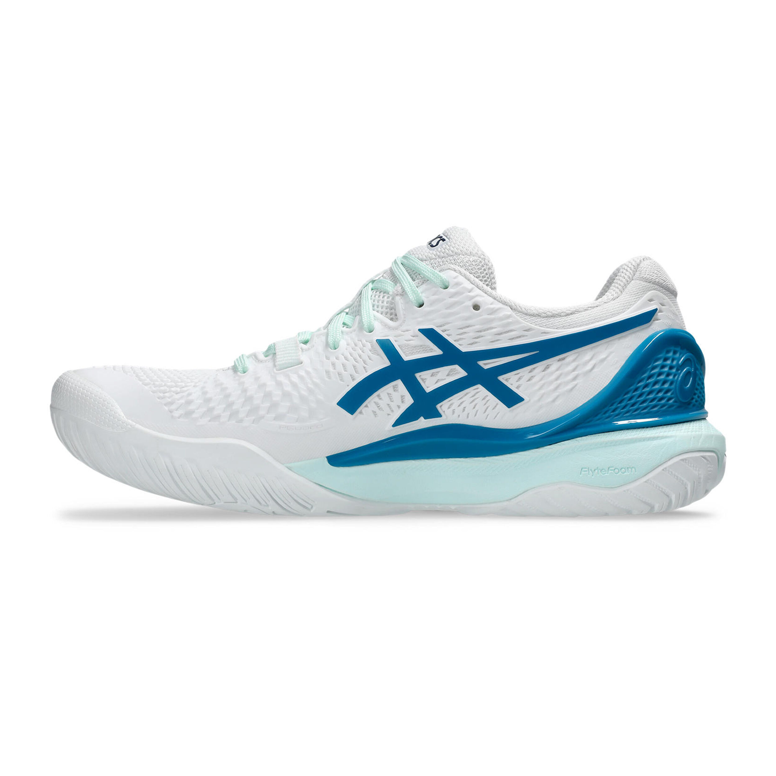 ASICS Gel-Resolution 9 Chaussures Toutes Surfaces Femmes - Blanc , Bleu