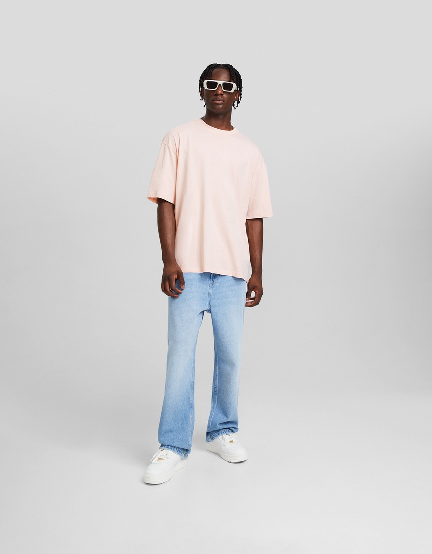 Camiseta de manga curta oversized