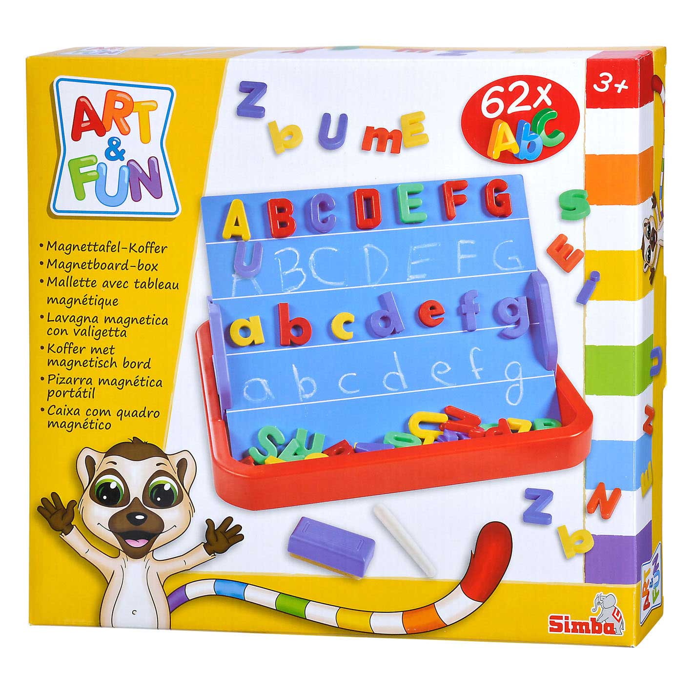 Art & Fun ABC Magnetisch Bord in Koffer