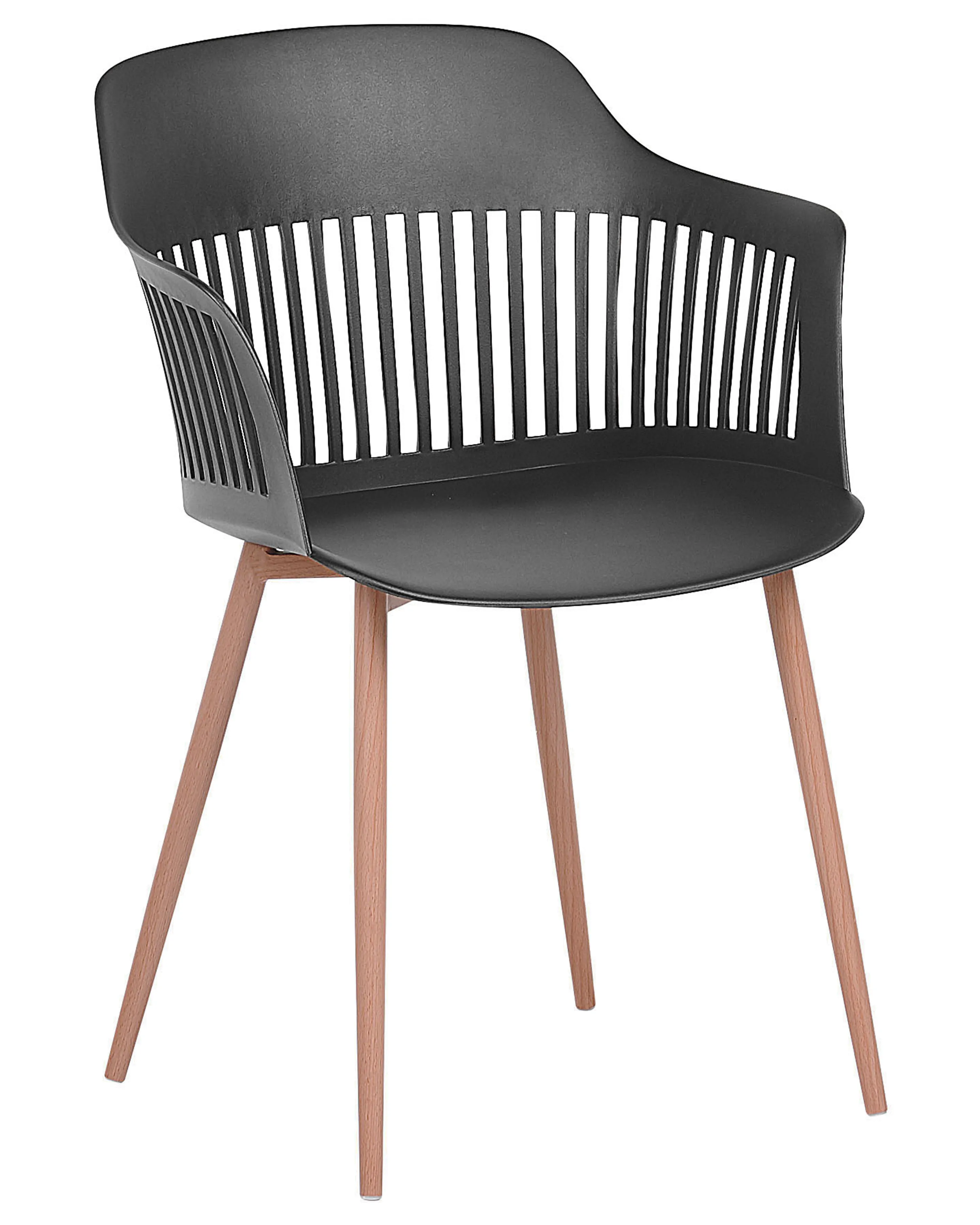 Set van 2 eetkamerstoelen BERECA Zwart