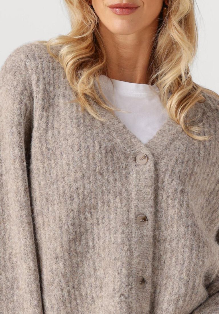 beige co'couture vest charlie v cardigan
