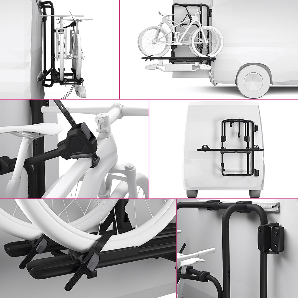 Porte-vélos THULE VeloTrack Frame Ducato après 2007