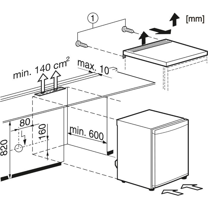 Miele Stand-Kühlschrank K 12010 S-2