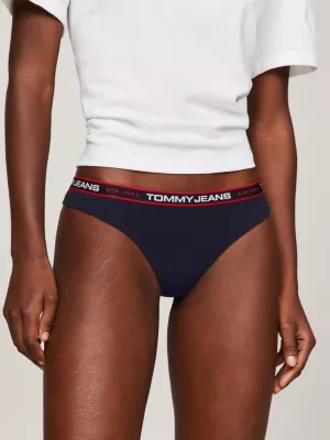 Conjunto de 3 tangas com o logo repetido de Nova York