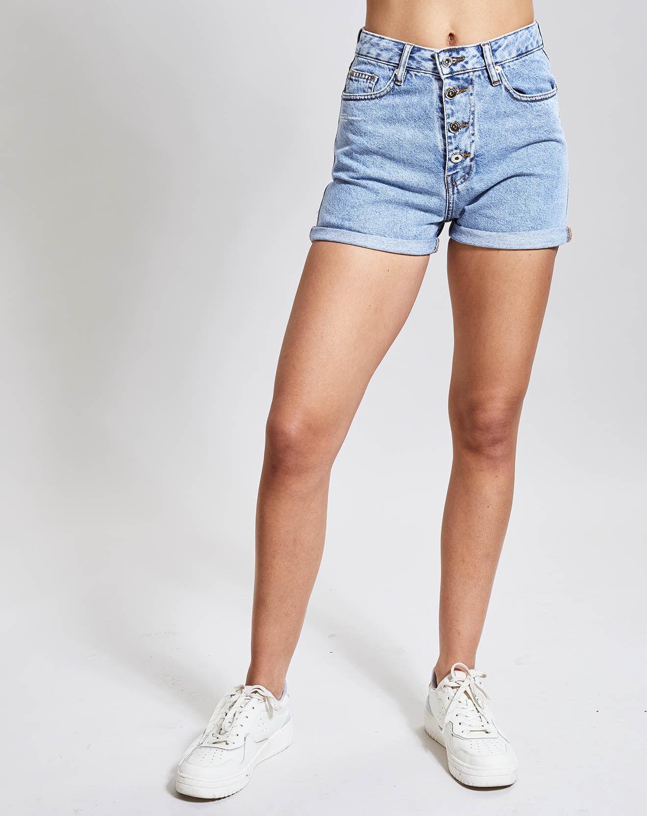Gertrude + Gaston Short en jean Kimberley bleu