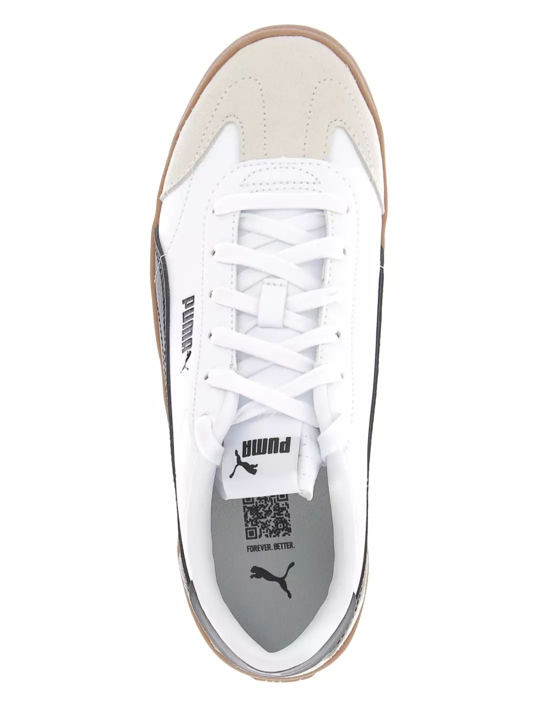 PUMA CLUB 5V5 SD - Baskets BEIGEBLANCNOIR