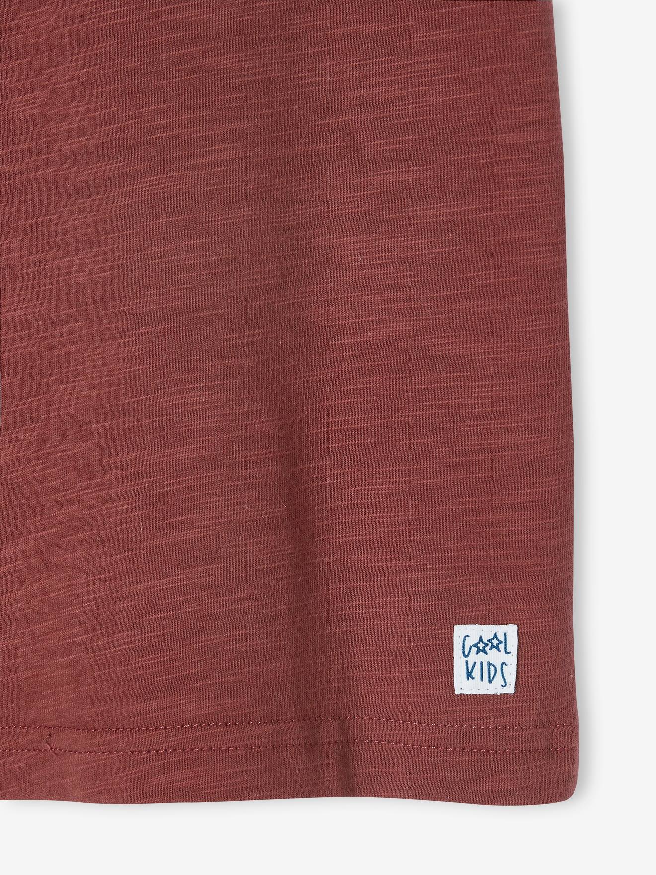 Camiseta de manga curta personalizável para meninos, azul claro