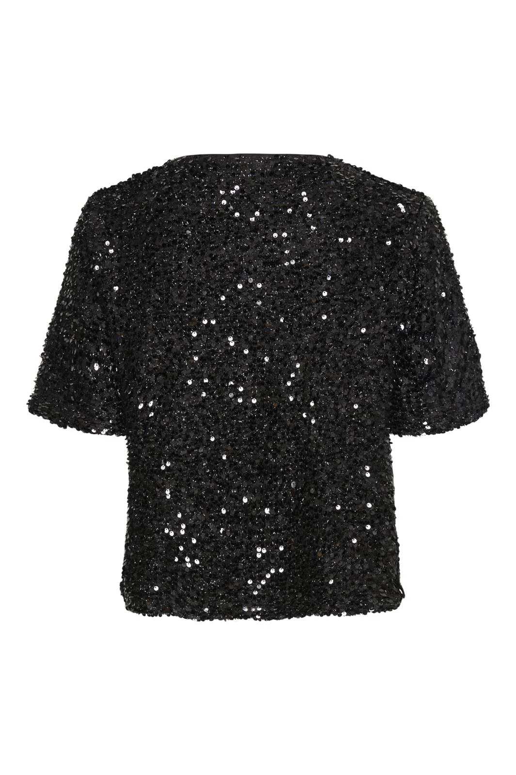 Pieces Pcserena Sequin Ss O-Neck Top Mm 4537226 black black sequince