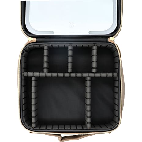 Essential makeuptaske m. LED spejl
