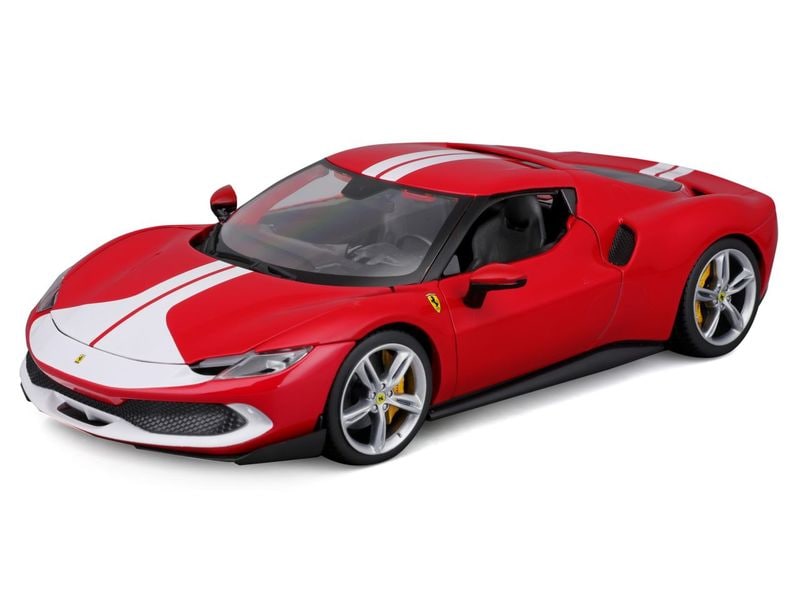 BBurago Ferrari R&P 296 GTB Assetto Fiorano Rot 1:18 Sammlermodell im Massstab 1:18