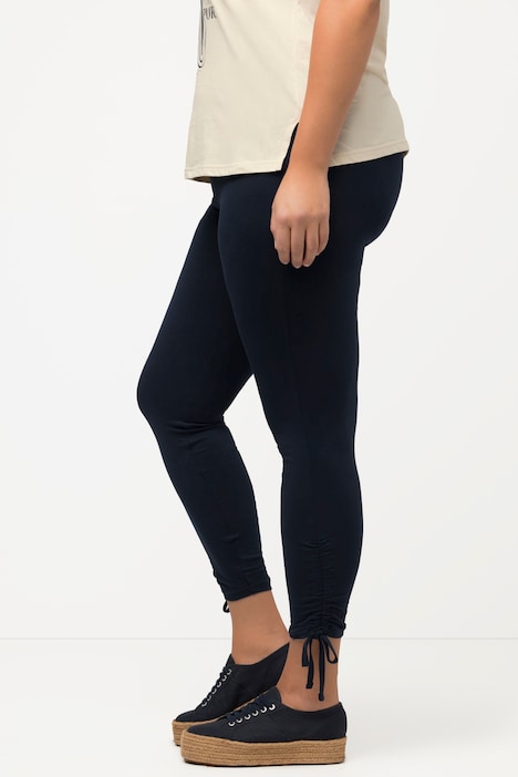 Leggings, Raffungen, Elastikbund, Biobaumwolle