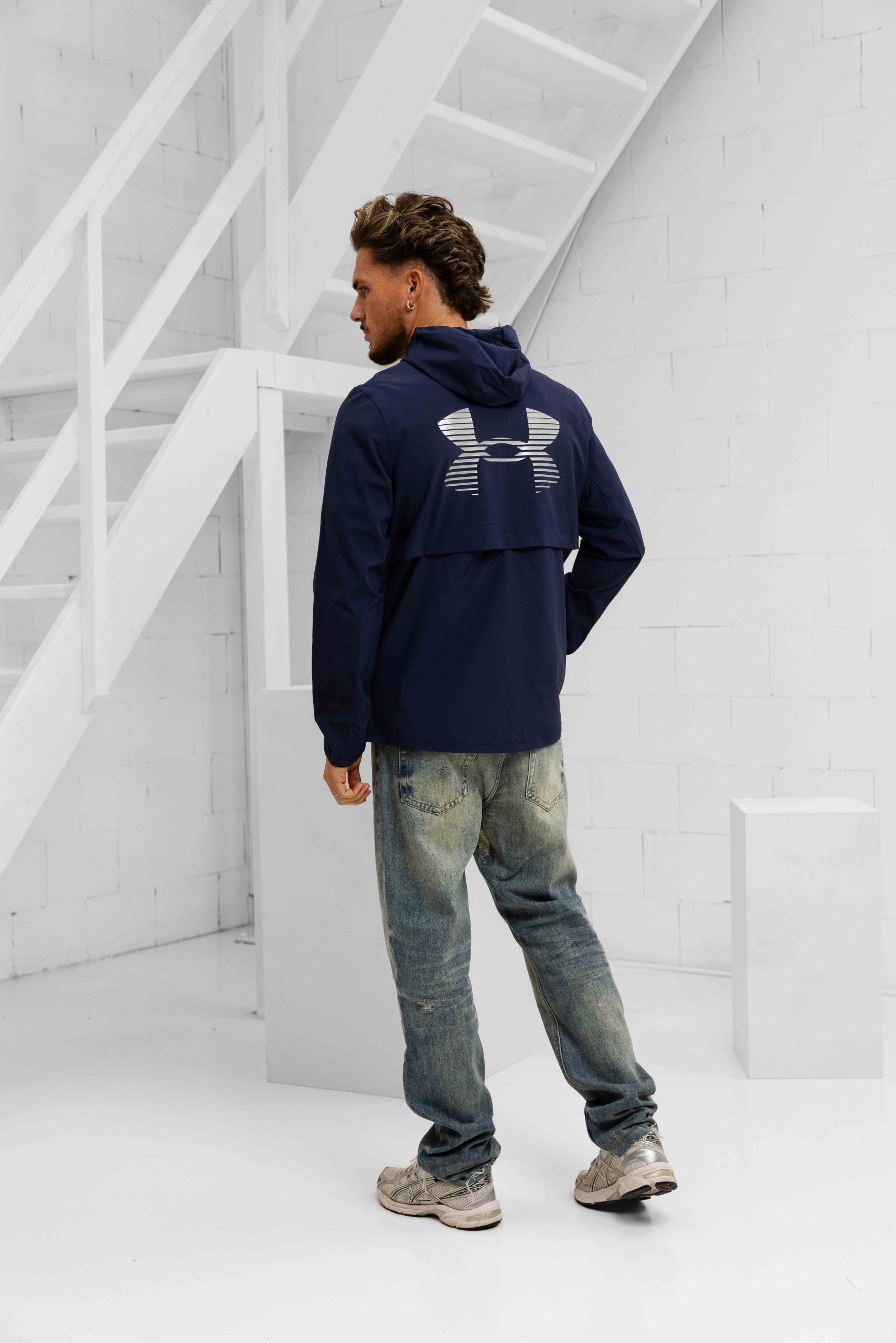 Under Armour Velociti Pro Storm Jack Heren Donkerblauw