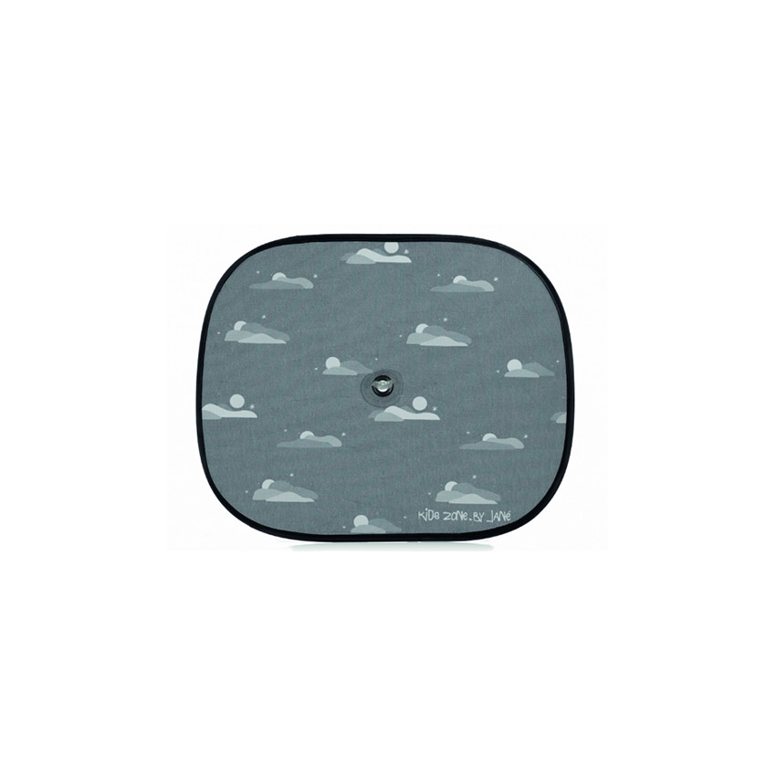Lot de 2 pare-soleil imprimé nuages - Gris