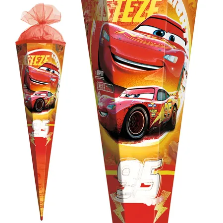 Roth Schultüte Disney Pixar Cars mit Folieneffekt, 85 cm, eckig