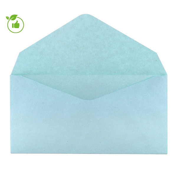 500 enveloppes élections GPV 90 x 140 mm papier recyclé velin 75 g coloris bleu