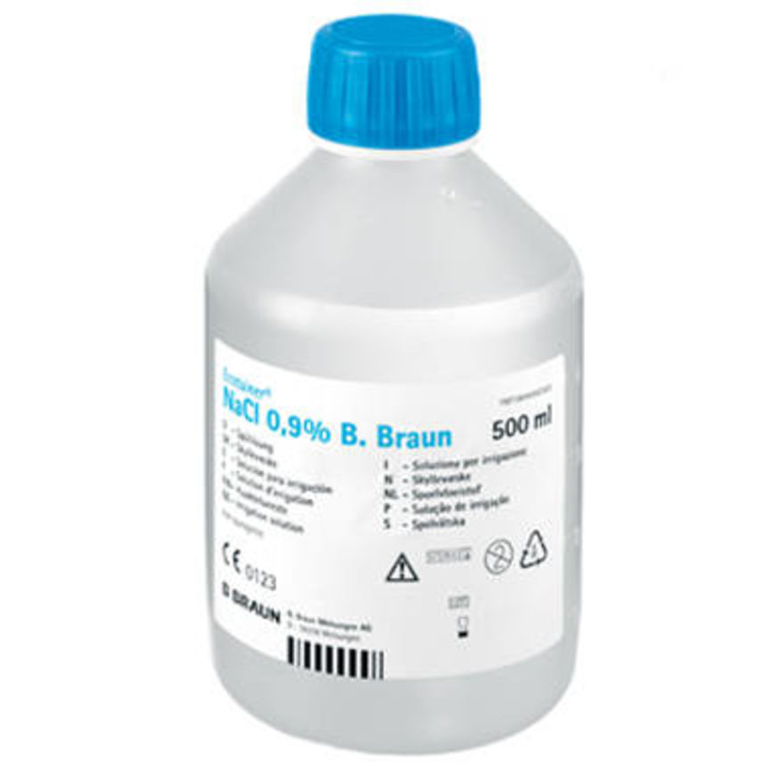 NaCl Braun Skyllevæske 0,9 % 500ml