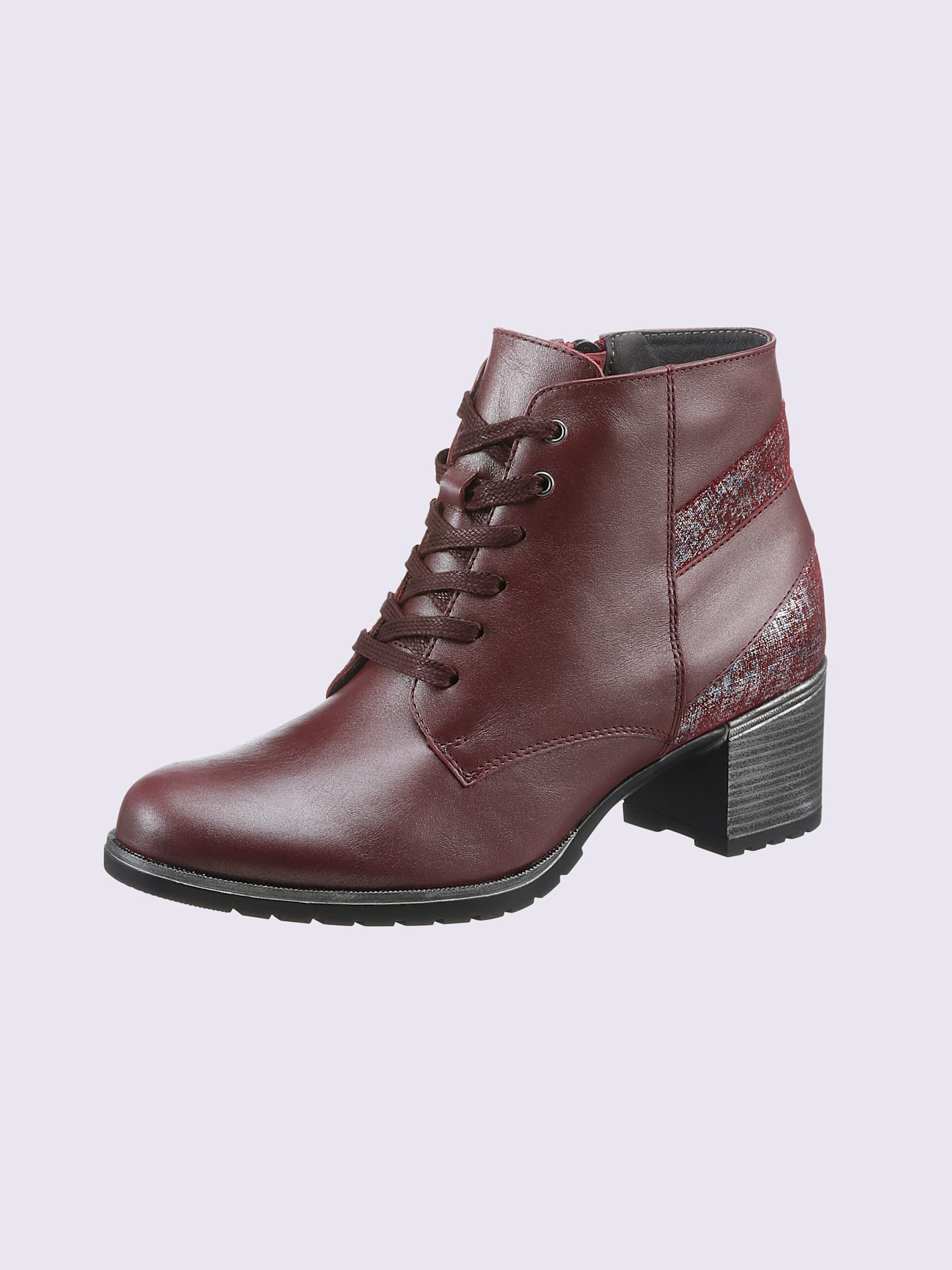 Bottines à lacets fabriqué au portugal