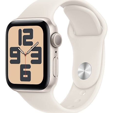 Apple Watch SE (2024) 40 mm GPS S/M - Starlight Aluminium Sport Band