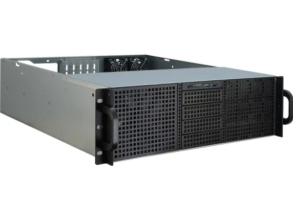 Inter-Tech IPC 3U-30248 - Rack-monterbar - 3U - SSI EEB - ingen strømforsyning - USB