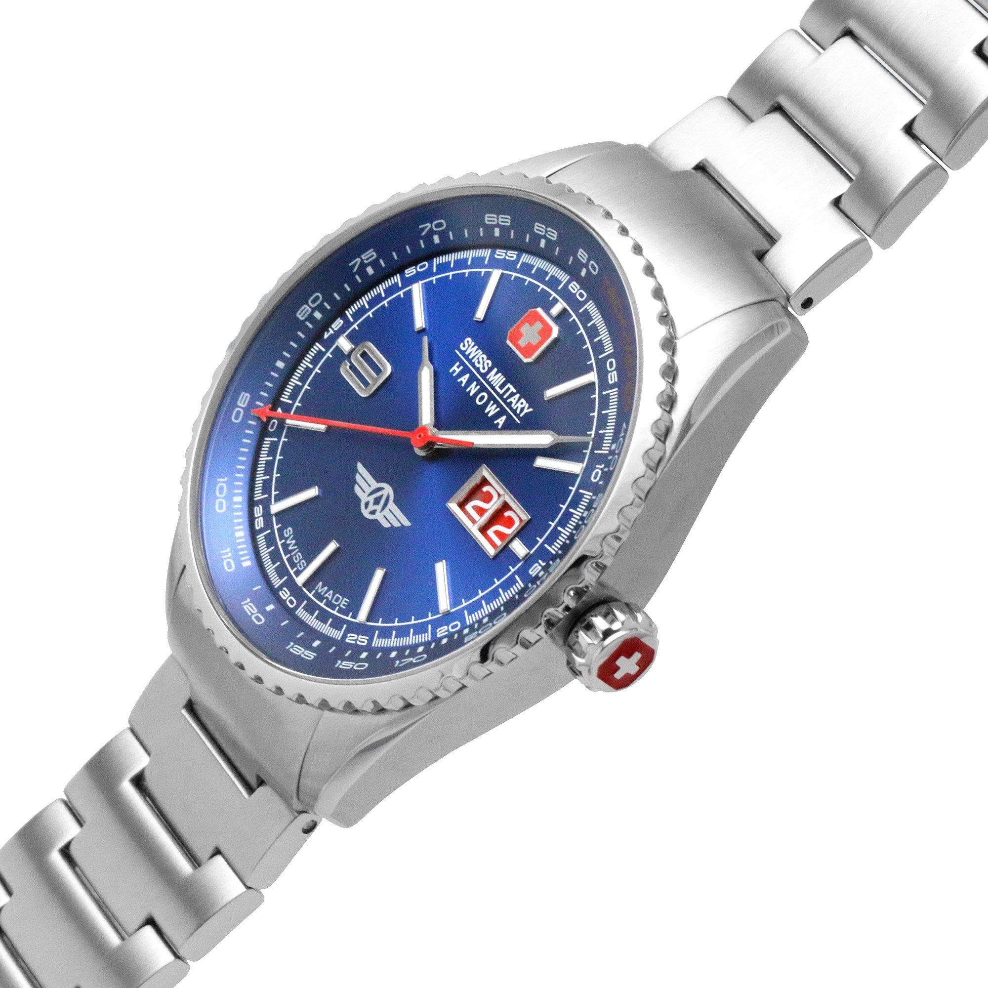 Swiss Military Hanowa Afterburn Stainless Steel Sports Analogue Quartz Watch