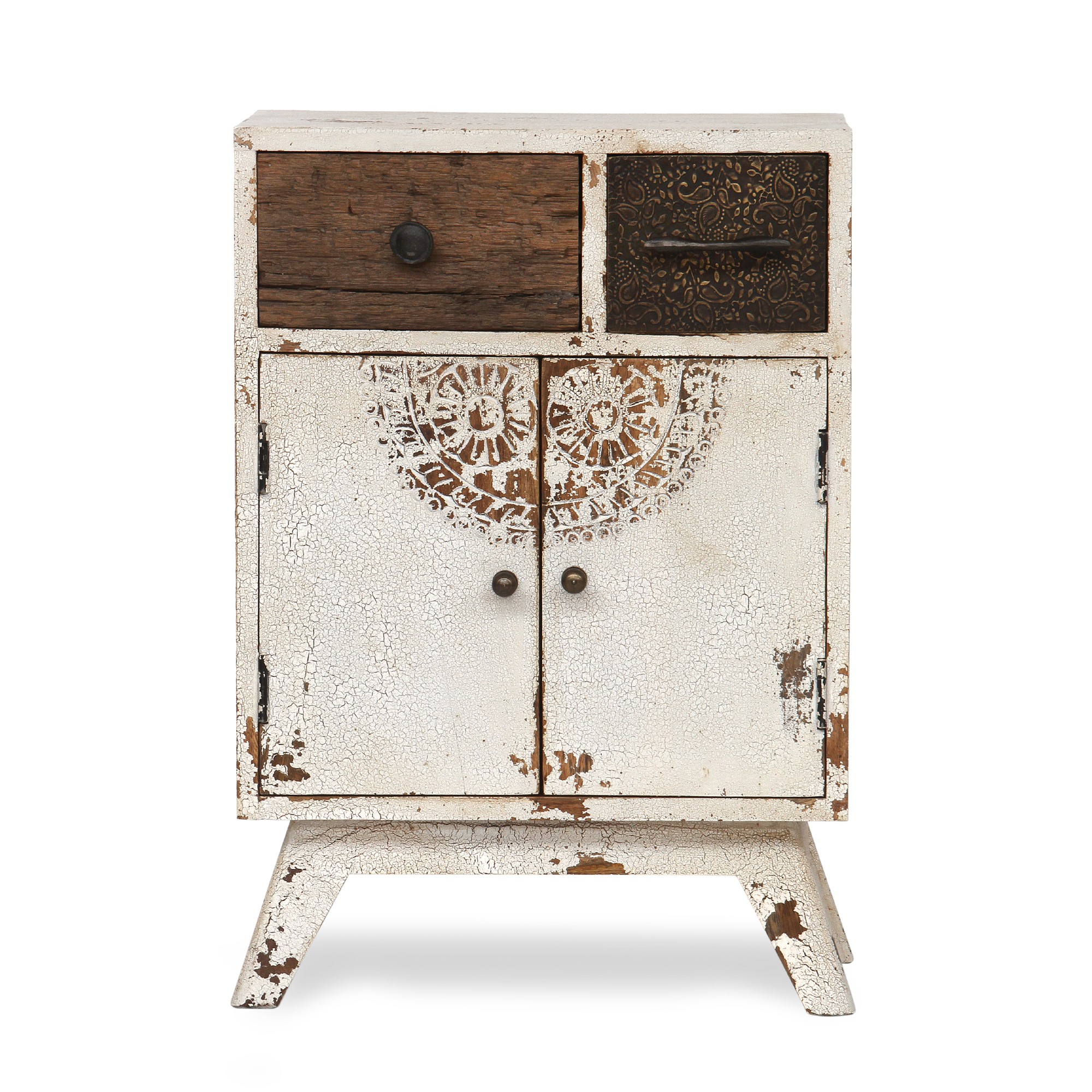 Schrank 'Beaucoup', weiß, T 30 cm, B 45 cm, H 66 cm von fischer's lagerhaus