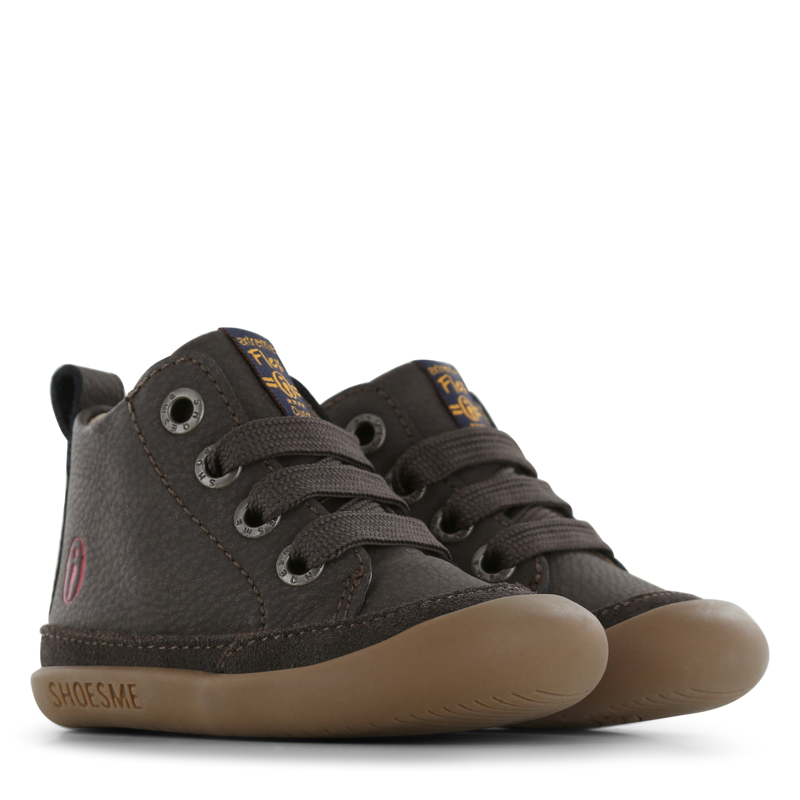 Shoesme donkerbruine bootie Leer, Microleer | Sale
