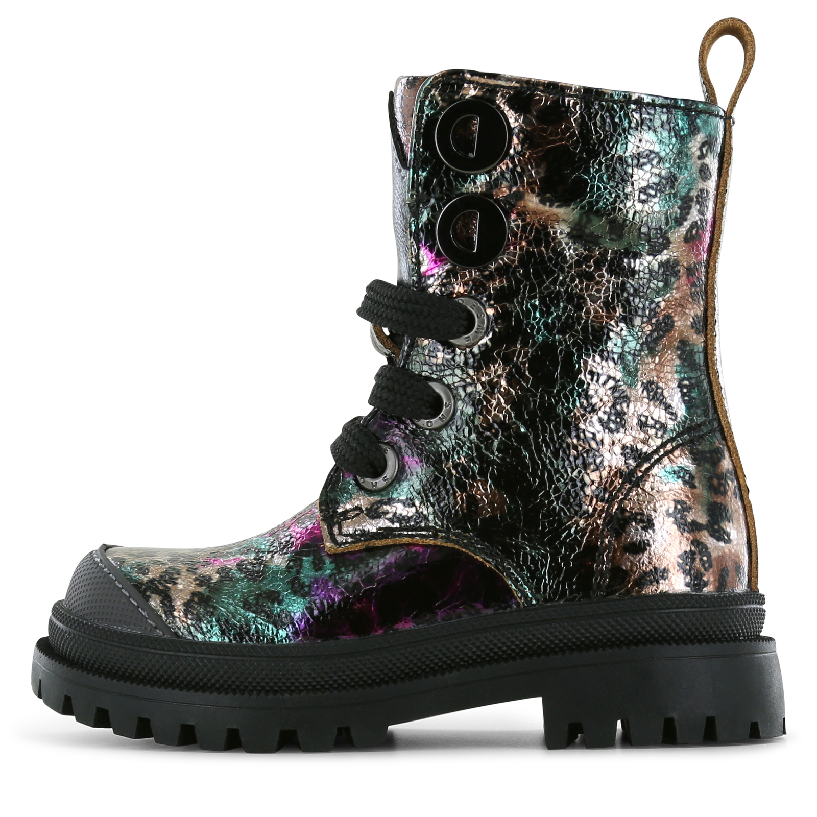 Shoesme Metallic-bunt Biker Stiefel