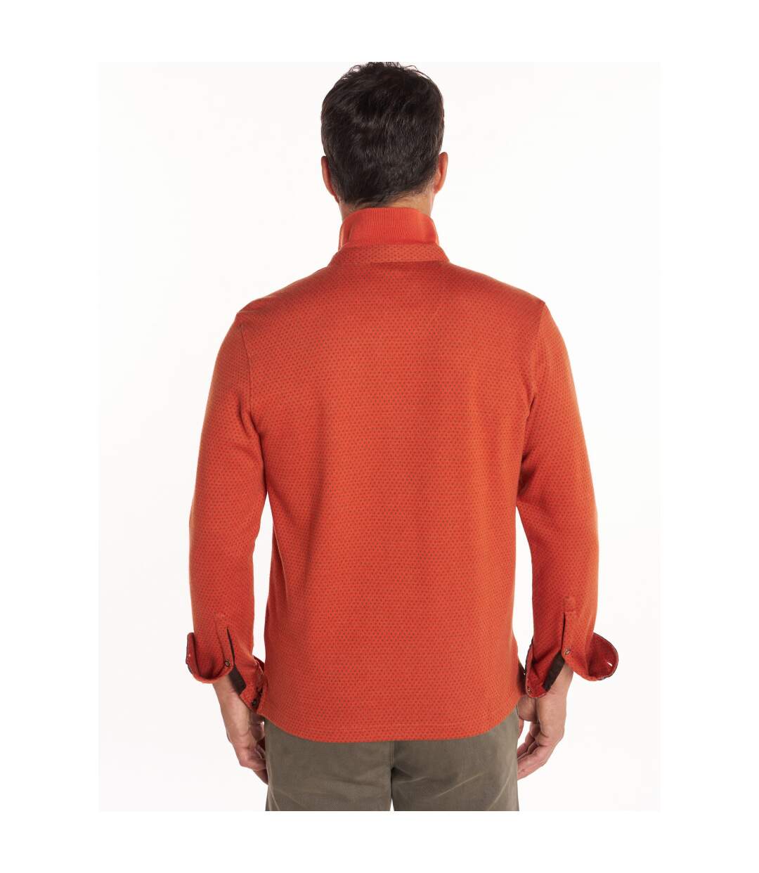 Polo manches longues fantaisie