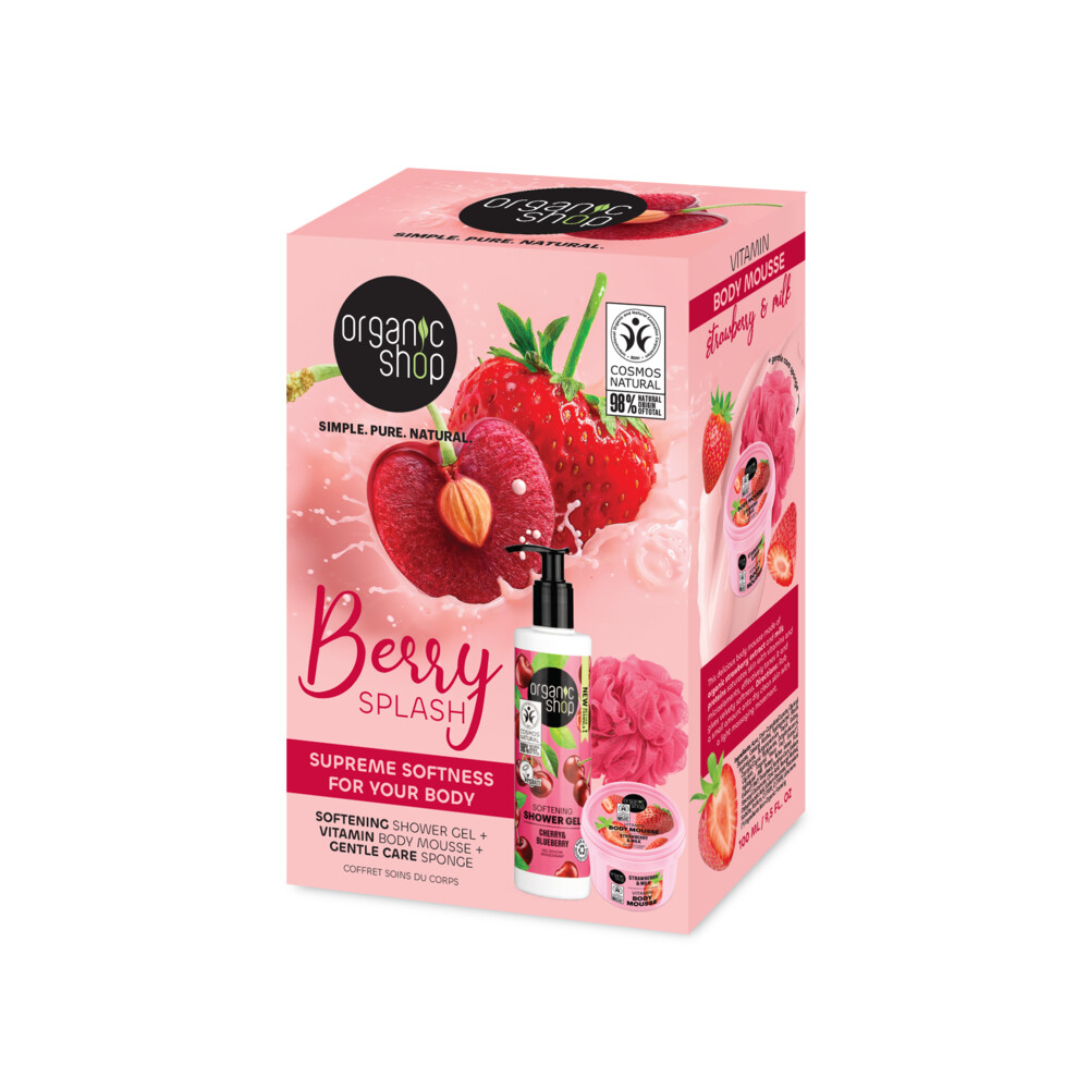 Organic Shop Giftset Berry Splash Supreme Softness1 set
