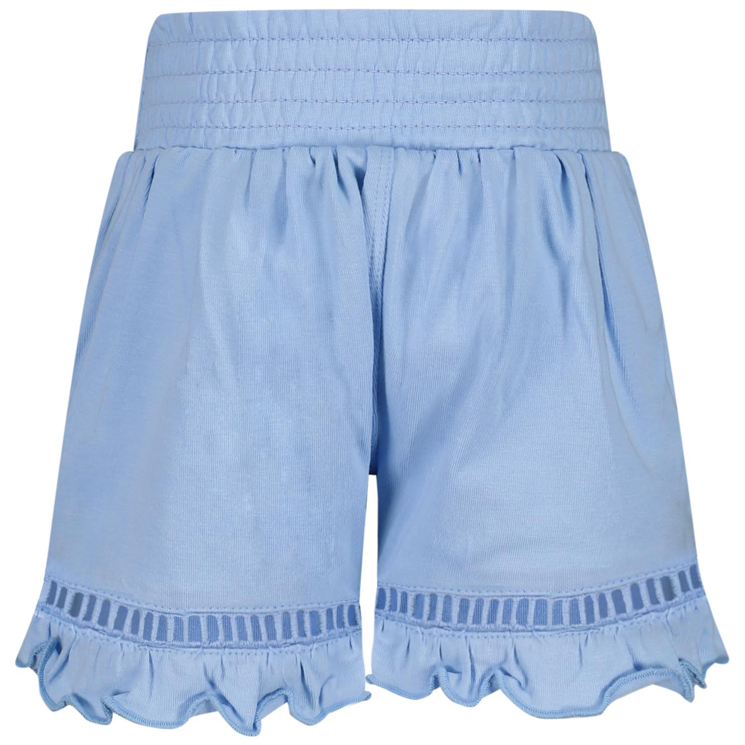 Quapi short  effen blauw